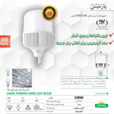 100وات پارمیس