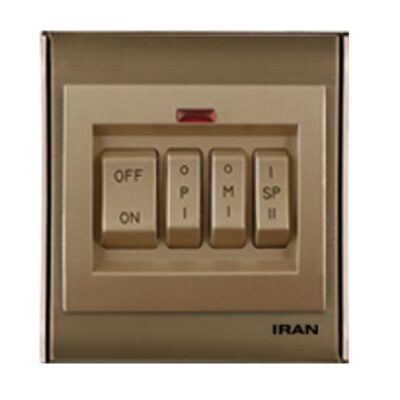 کلید کولر 4 پل قهوه ای