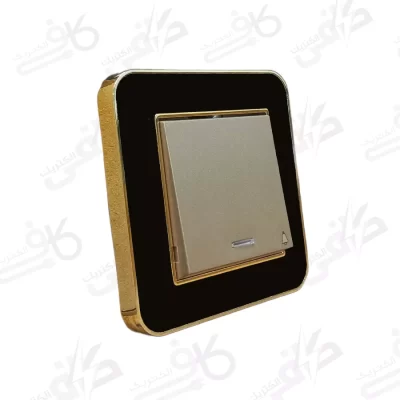 ایران الکتریک | شاسی زنگ ارس | طرح متال طلایی براق مشکی - بژ