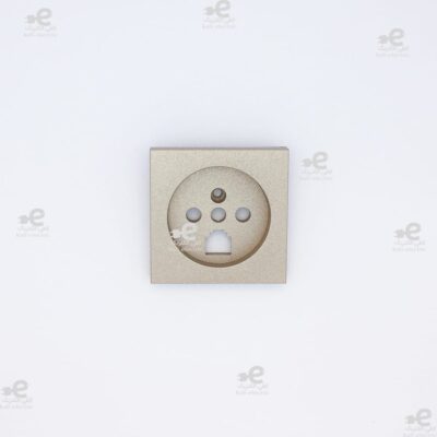 میانی بژ | پریز تلفن دوکاره