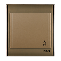 پریز ارت دربدار قهوه ای بژ