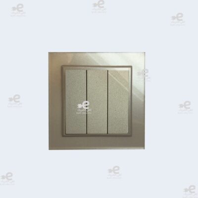 کلید سه پل برلیان پلکسی بژ