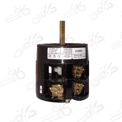 الکتروکاوه | کلید گردان سه فاز یکطرفه | 63 آمپر مدل 6303A