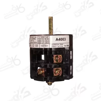 الکتروکاوه | کلید گردان سه فاز یکطرفه | 40 آمپر مدل 4003A