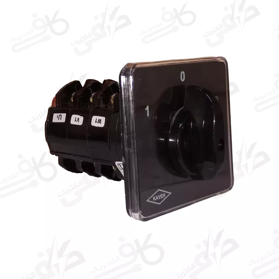 الکتروکاوه | کلید گردان سه فاز دوطرفه | 40 آمپر مدل 4007 الکتروکاوه | کلید گردان سه فاز دوطرفه | 40 آمپر مدل 4007