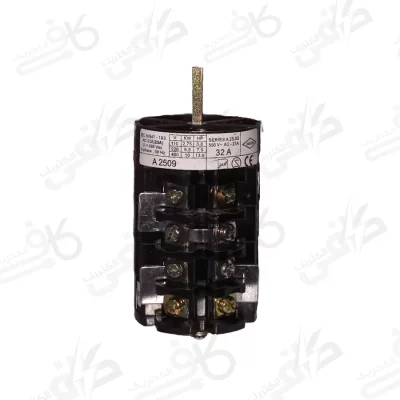 الکترو کاوه | کلید گردان سه فاز دوطرفه | 25 آمپر مدل 2509A