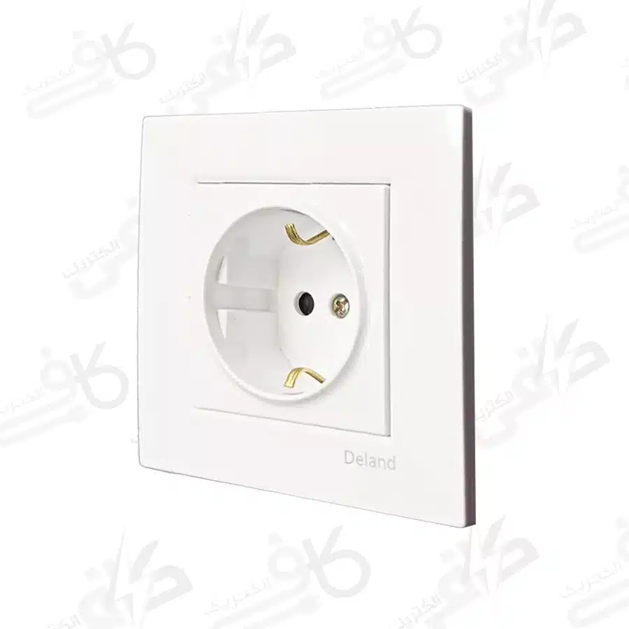 کلید و پریز دلند | پریز برق ارتدار آسا سفید | اسا ارت دار کلید و پریز دلند | پریز برق ارتدار آسا سفید | اسا ارت دار