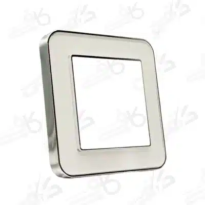 قاب سفید نقره متال