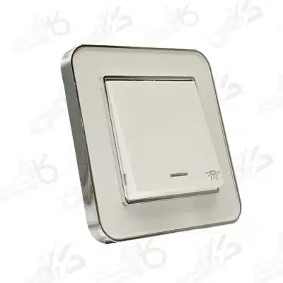 شاسی راه پله ارس طرح متال سیلور سفید براق - سفید - ایران الکتریک