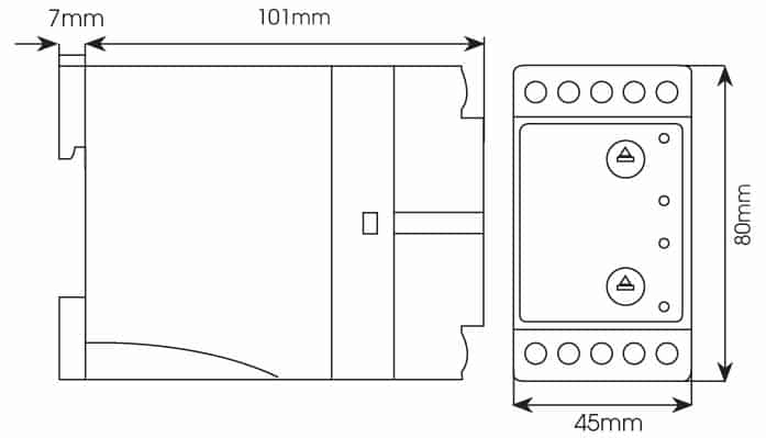 رله کنترل بار تک فاز 20 آمپر مدل OLS20