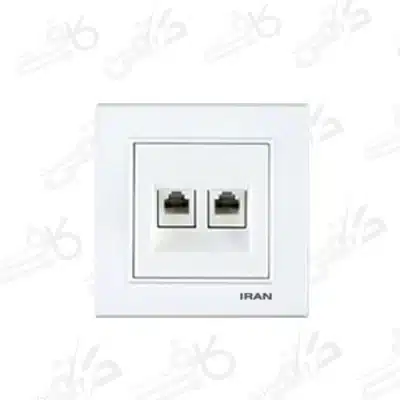 پریز تلفن دو سوکت برلیان