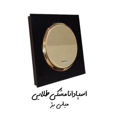 اسپادانا مشکی طلایی بژ