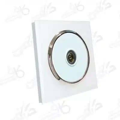 فیش انتن tv اسپادانا سفید سیلور با میانی سفید | آنتن