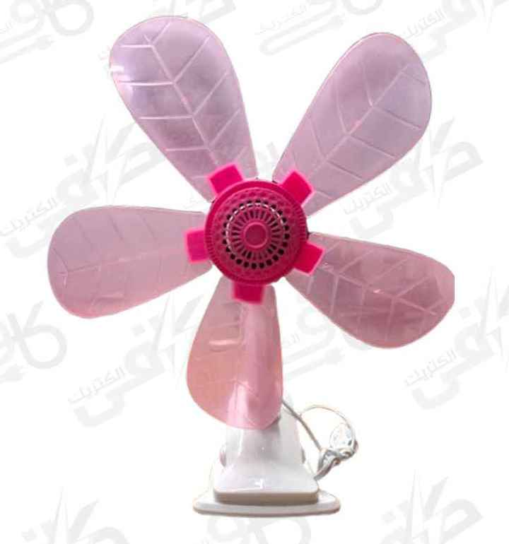 مینی پنکه گیره دار رومیزی صورتی مینی پنکه گیره دار رومیزی صورتی