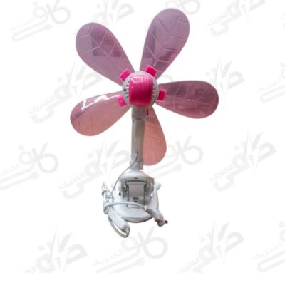 مینی پنکه بدون محافظ صورتی