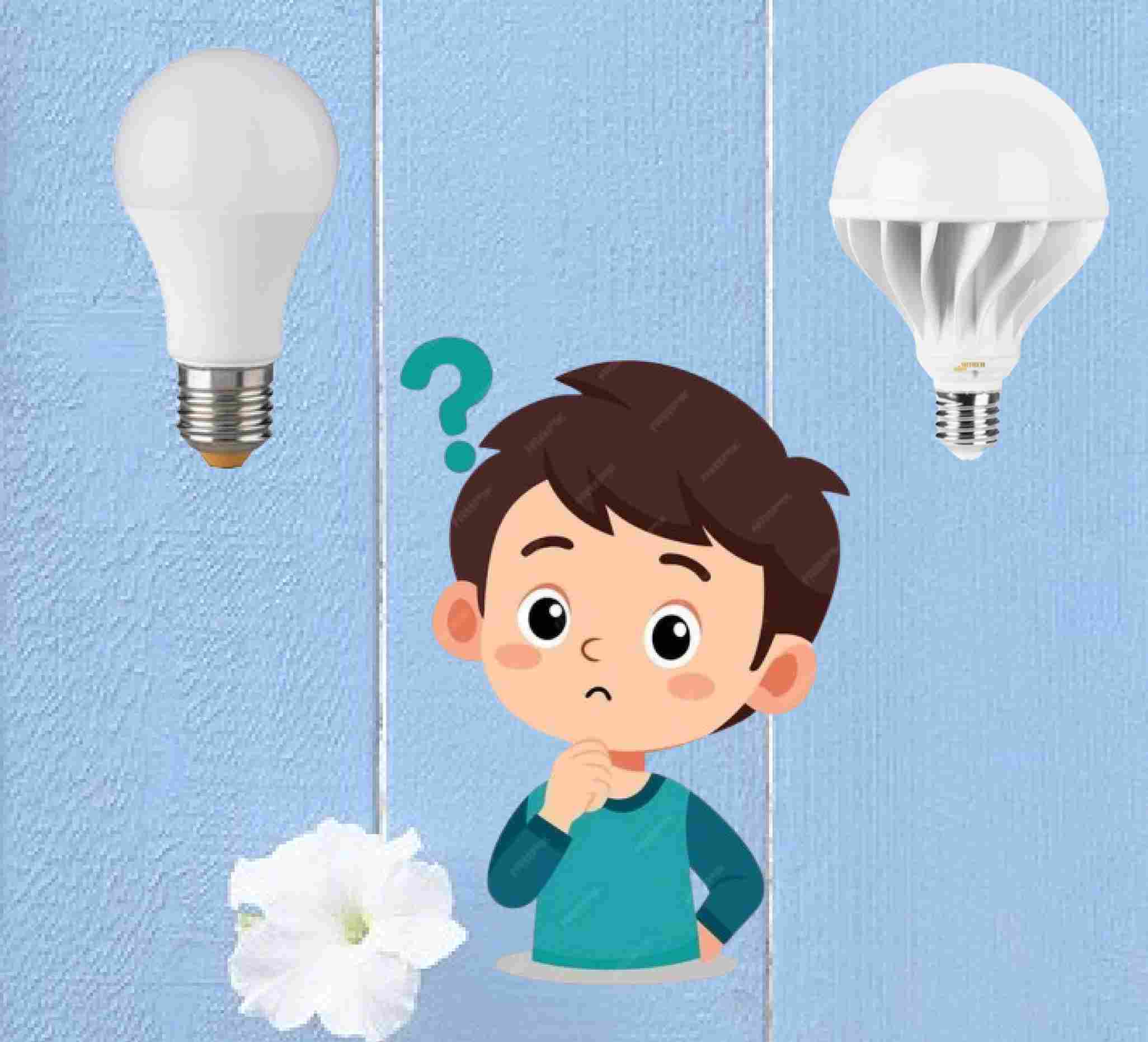 لامپ کم مصرف و پر مصرف