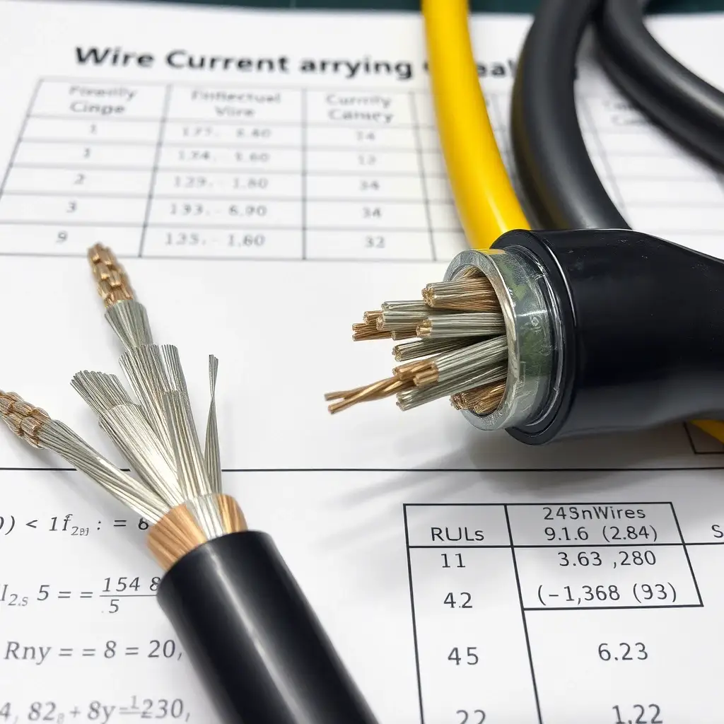 محاسبه جریان سیم و کابل