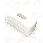 جعبه فیوز مینیاتوری دوتایی روکار بدون درب دنا الکتریک