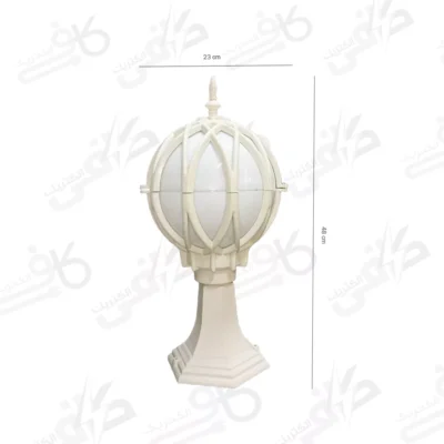 چراغ سردری توپی سفید