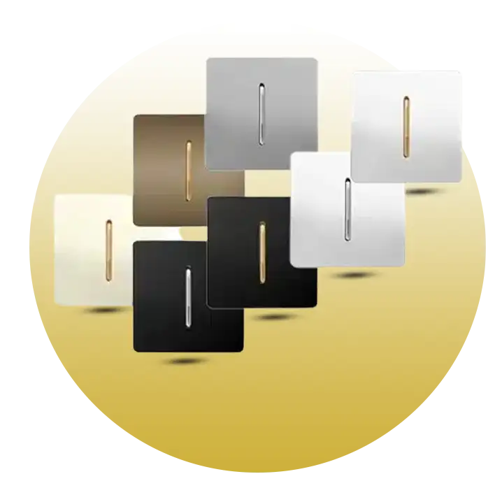 کلید پریز آسیا مدل کریستال