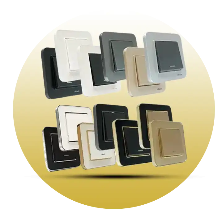 کلید پریز ایران الکتریک مدل ارس