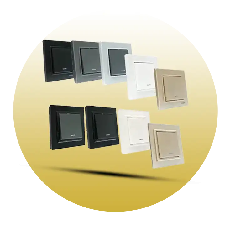 کلید پریز ایران الکتریک مدل برلیان