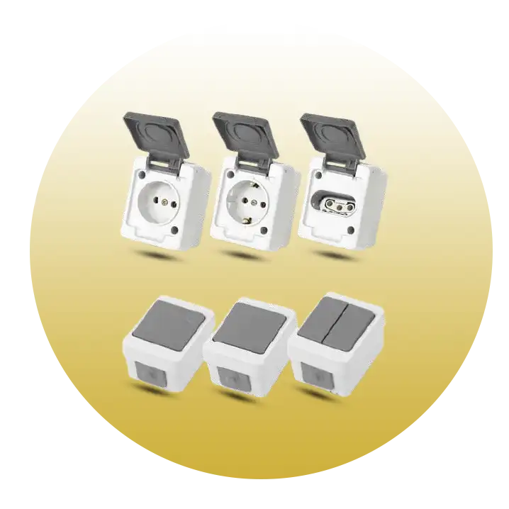 کلید پریز روکار