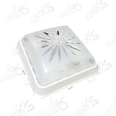 چراغ سقفی طلقی مربعی