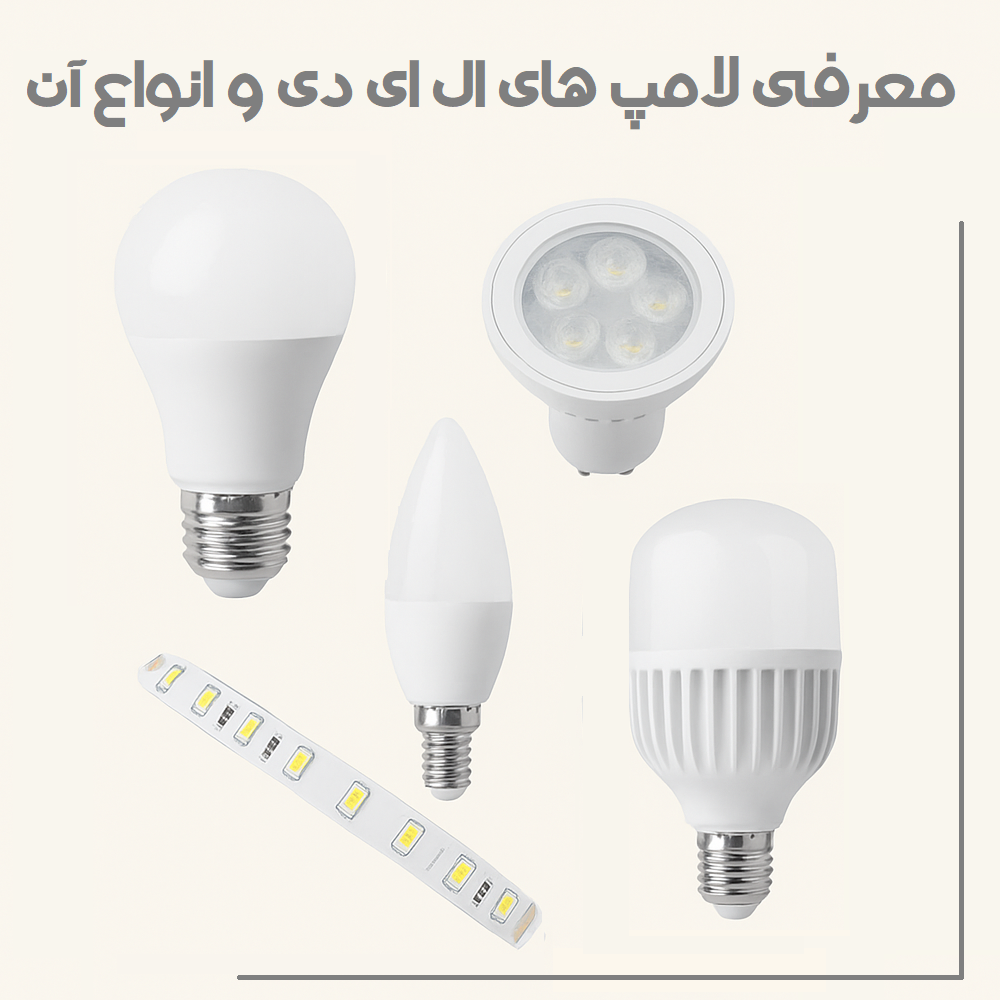 انواع لامپ LED