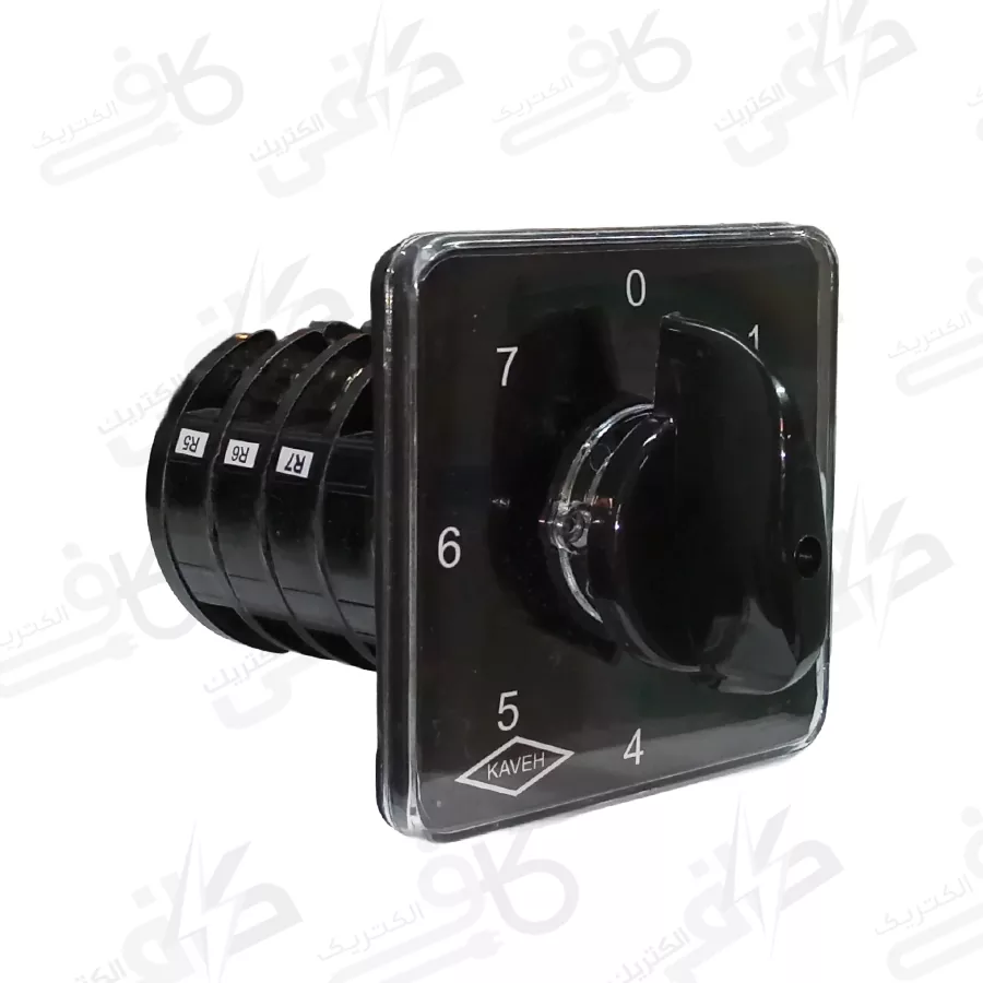 کلید گردان سلکتوری 50CM17 تک‌پل ۷ حالته