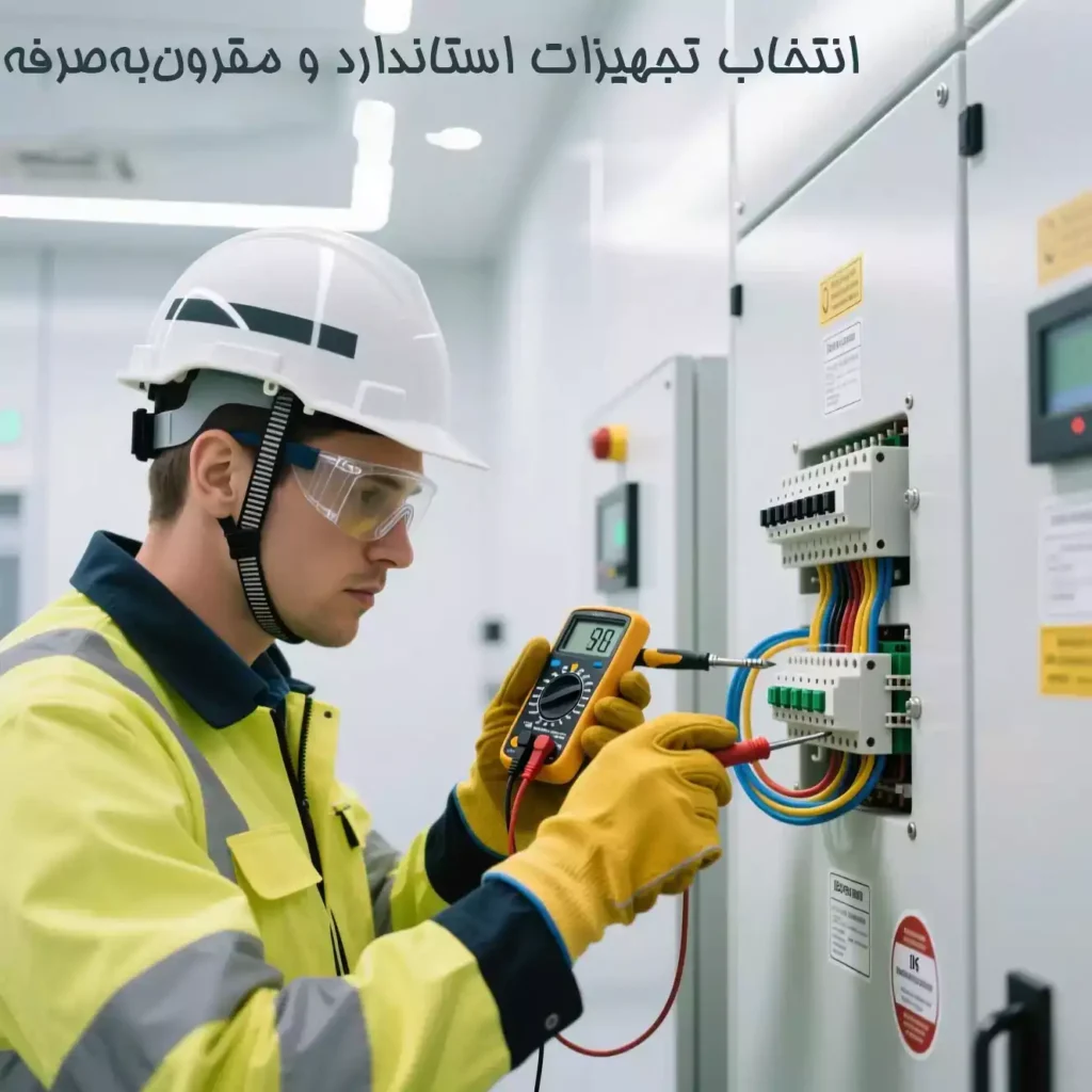 تجهیزات الکتریکی استاندارد و مقرون‌به‌صرفه